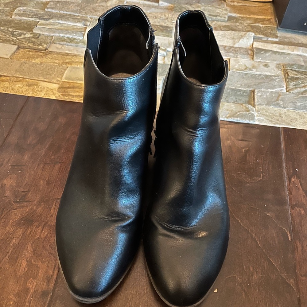 Dr Scholls Black Ankle Boots